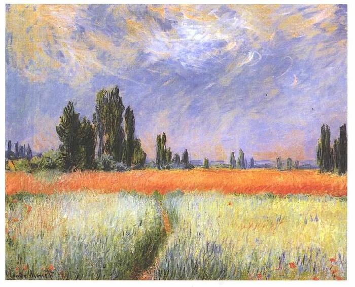 Claude Monet Wheatfield France oil painting art